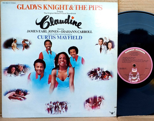 Gladys Knight & The Pips - Claudine (bso) Lp 1974 Funk Soul