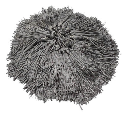 100pçs Franja Pingente Tassel De Seda - 7cm - A Cor Cor Prata