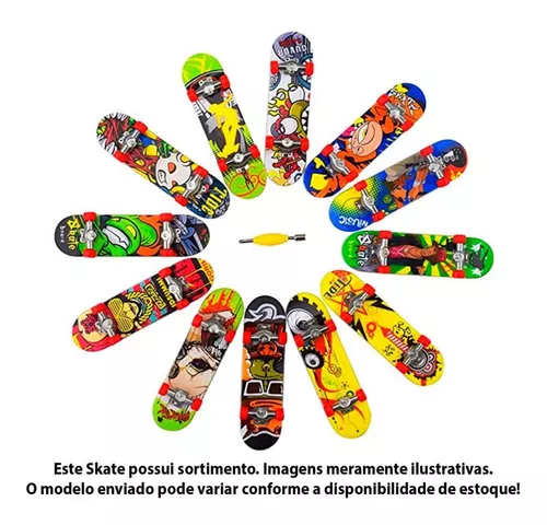 Skate De Dedo C/ Rampa Brinquedo Infantil Divertido Original