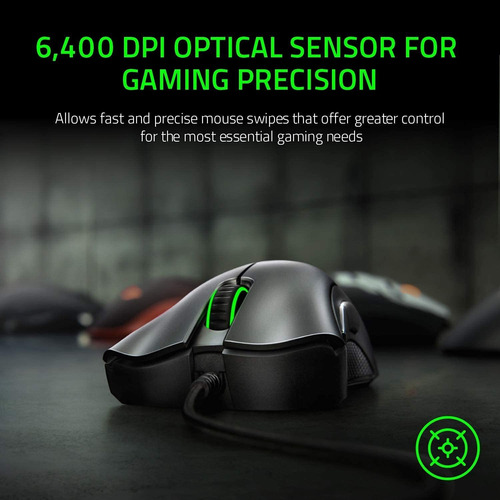 Ratón Razer Deathadder Essential Gaming: Sensor Óptico De...