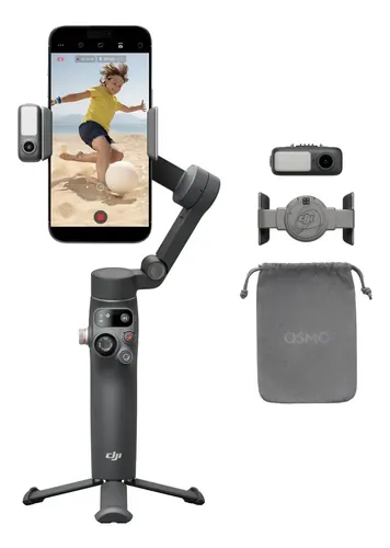 Dji Osmo Mobile 7p Para Celulares Iphone E Android Rastreamento Nativo Iluminacao Estabilizador De 3 Eixos Inicializacao Rapida Edicao Com Um Toque