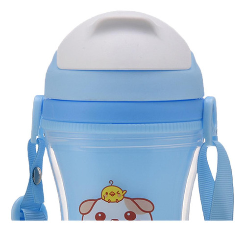 Taza De Entrenamiento Taza De Viaje 180ml Azul Con Correa