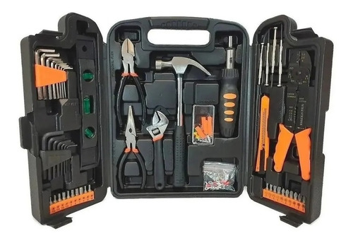 Imagen 1 de 10 de Kit De Herramientas Lusqtoff 129 Piezas Set Rally Maletin