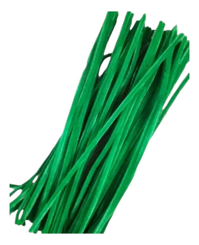 100pz De Limpiapipas Para Manualidades, Decoraciones, Flores Verde Limón