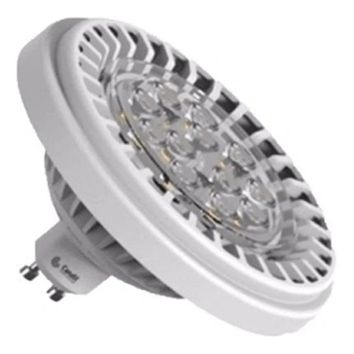 Imagen 2 de 9 de Lampara Led Gu10 12w Tipo Ar111 Candil Luz Fria 6500k