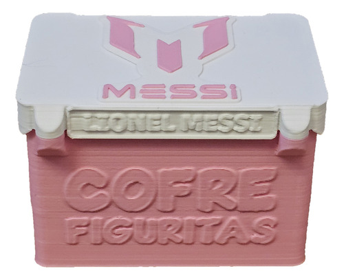 Caja Para Guardar Figuritas Lionel Messi - Deckbox 3d