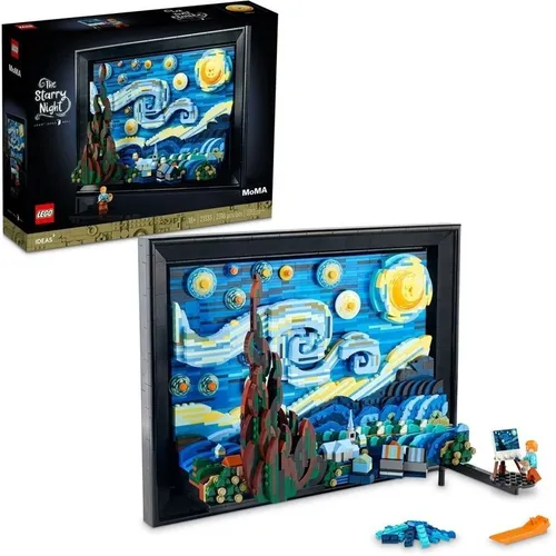 comprar LEGO® Ideas Vincent van Gogh: La Noche Estrellada; diseño de interiores y decoración 21333