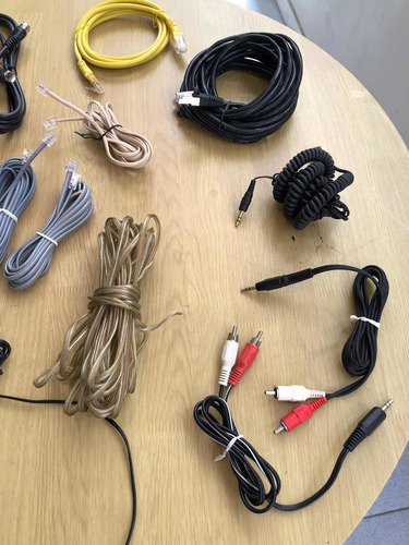 Imagen 9 de 10 de Cables Varios Conexiones Internet Sonido Vídeo, Venta Garage