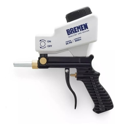 Imagen 1 de 4 de Pistola Arenadora Neumatica Cuerpo Metalico Bremen 4648