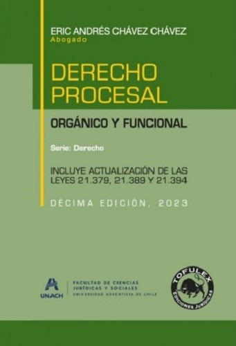 Derecho Procesal Orgánico Y Funcional / Eric Chavez 10° 2023