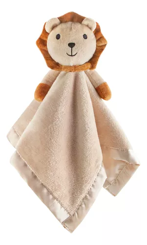 BIECO León Manta Bebe con Peluche, 30 cm, Doudou Bebe