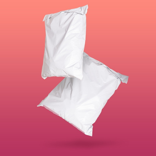 100 Bolsas Sobres Para Envios Paqueteria Ecommerce 38x48cm Blanco
