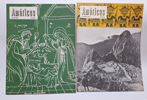 Antigua Revista Américas 1966 Enero/febrero Lote X2 Le428