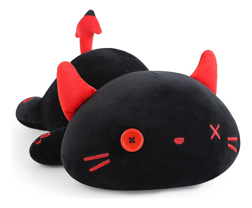 Onsoyours Lindo Juguete De Peluche De Gatito Negro, Suave Al