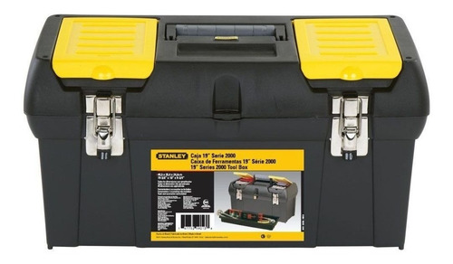 Imagen 2 de 3 de Caja de herramientas Stanley 19-013 de plástico 260mm x 489mm x 248mm negra