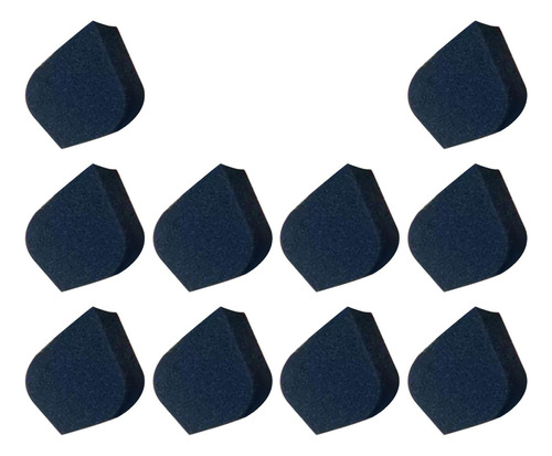 10 Peças Esponjas De Pintura Corporal Lágrimas Negras