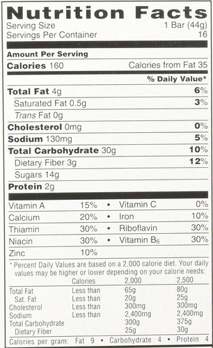Cereal Nutri-grain De Kellogg Barras De Manzana Y Canela 24,