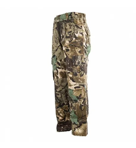 Pantalón Caza Camping Forest Camuflado 3d Hoja Gabardina