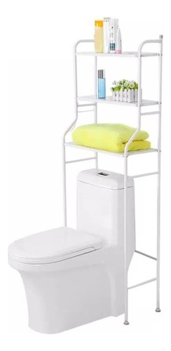 Repisa Baño Wc Muebles Organizador Fierros Portatil Estante