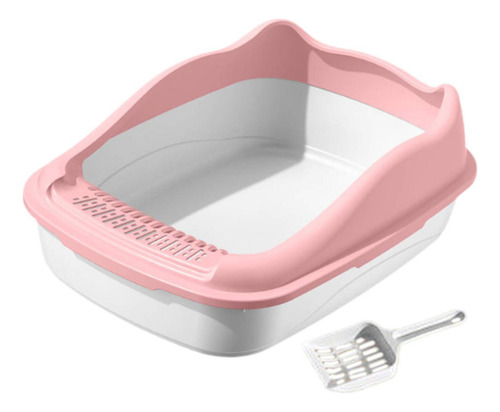 Caja De Arena Para Gatos Con Lados Altos, Suministros Para