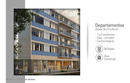 Departamento En Venta En Casa Del Obrero Mundial, Del Valle, B. Juarez, Cdmx, Mg24-4704