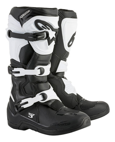 Botas Alpinestars Tech 3 Moto Cross Enduro Flu Solomototeam