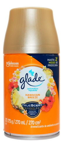 Glade Repuesto Automático, Fragancia Hawaiian Breeze 270ml