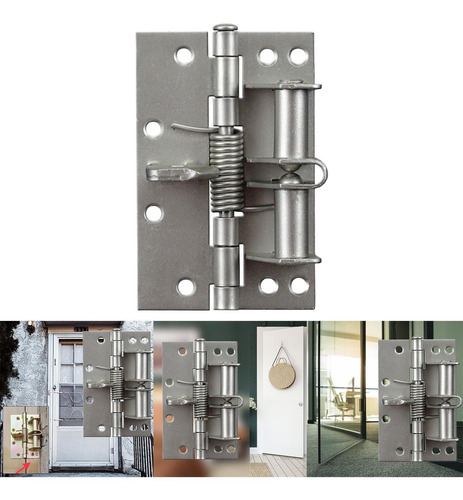 Herramientas De Bisagra De Puerta De Resorte Mejoras Plata