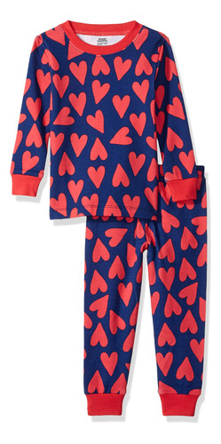 Amazon Conjunto De Pijama De Algodón Ajustada P.