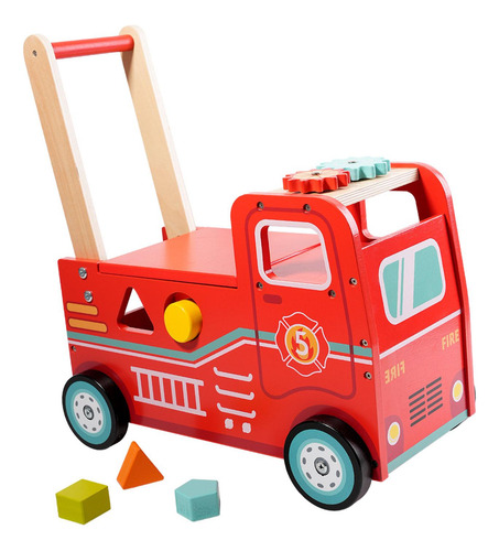 Carrito De Empuje Para Bebé, Juguete De Empuje De Madera