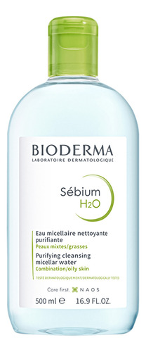 Bioderma - Sébium H2o Água Micelar Para Pele Oleosa 500ml