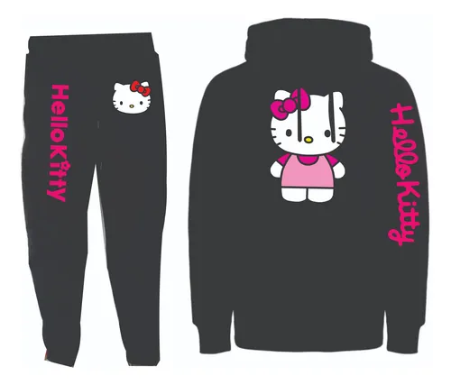 Conjuntos Sudadera Jogger+hoodie Hello Kitty
