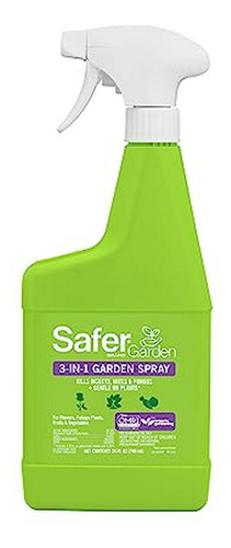 Spray 3 En 1 Para Insectos, Ácaros Y Hongos - 24 Oz - Orgáni