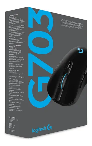 910-005639 Mouse Gamer Inalam Logitech G703 Lightspeed