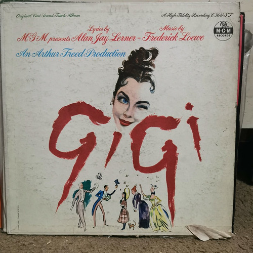 Disco Lp Gigi-original Cast Sound Track Album