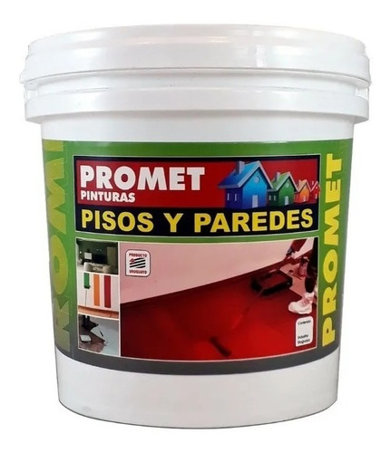 Pintura Piso Y Pared Color Negro 1l Promet Free One