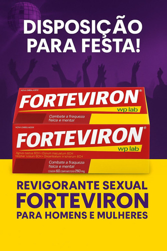 Kit 5 Forteviron 250mg Revigorante 60 Comprimidos - Wp Lab