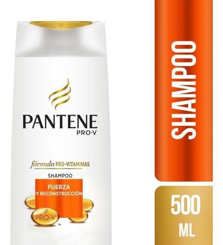 Shampoo Pantene Pro-v Fuerza Y Reconstrucción 500 Ml