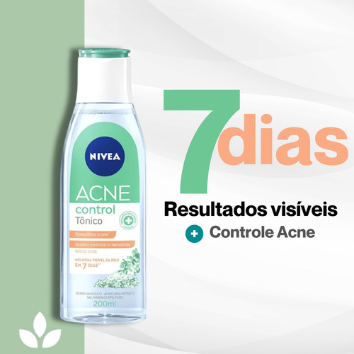 Tonico Acne Control + Esfoliante Facial Reduz Oleosidade
