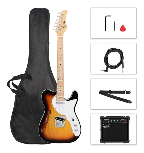 Glarry Kit Guitarra Electrica Gtl Para Principiante 3