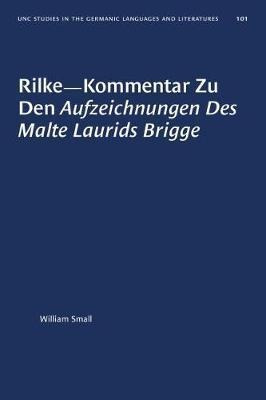 Rilke-kommentar Zu Den Aufzeichnungen Des Malte Laurids B...