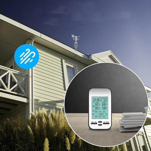 Anemómetro Inalámbrico Economico, Mxdap-001, °c°f,temp. Inte