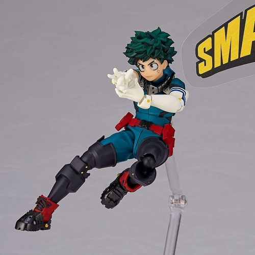 Boneco Midoriya Deku Yamaguchi Revoltech Hero Academia Novo