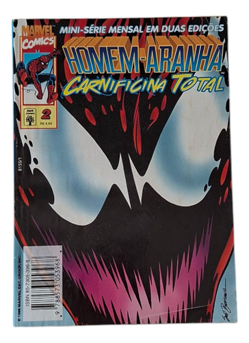 Hq - Gibi Homem-aranha: Carnificina Total Minissérie Em 2 Edições - Ed. Abril 1996 (Usado)