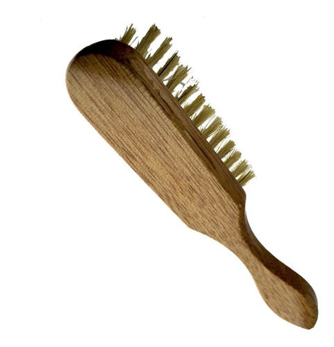 Imagen 4 de 5 de Cepillo Romero ® Genuino Para Cabello 21cms Con Cerda Natural Genuina De Jabali Y Mango De Madera Envio Gratis