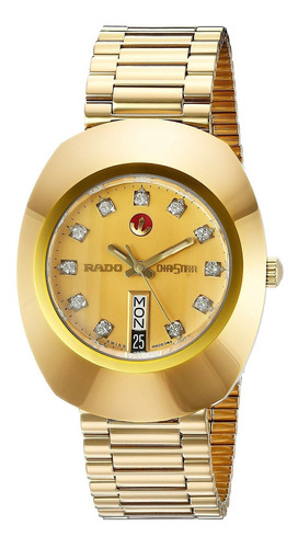 Rado Mens R12413493 Original Dial Gold Watch
