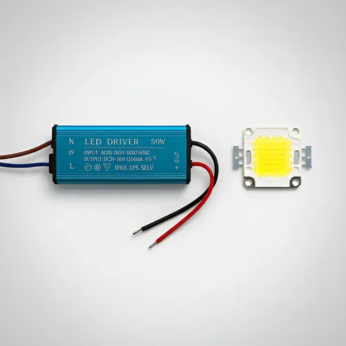 Kit Completo Led 50w Cob + Driver 50w 85-265v | MercadoLivre
