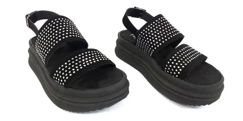 Sandalias chatitas negras hot sale