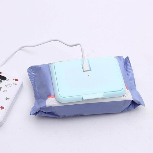 Calentador Eléctrico Para Toallitas Para Bebés Azul Claro