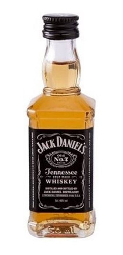 Miniatura Mini Whisky Jack Daniel's 50ml Vidro
